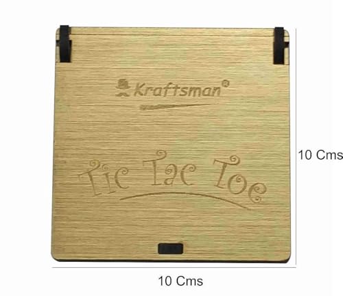 Image of Braintastic Wooden Jigsaw Puzzle Travel Board Game Learning & Creative Educational Intelligence Brain Games Sorting Puzzle Toys for Kids (TIC TAC PO1)