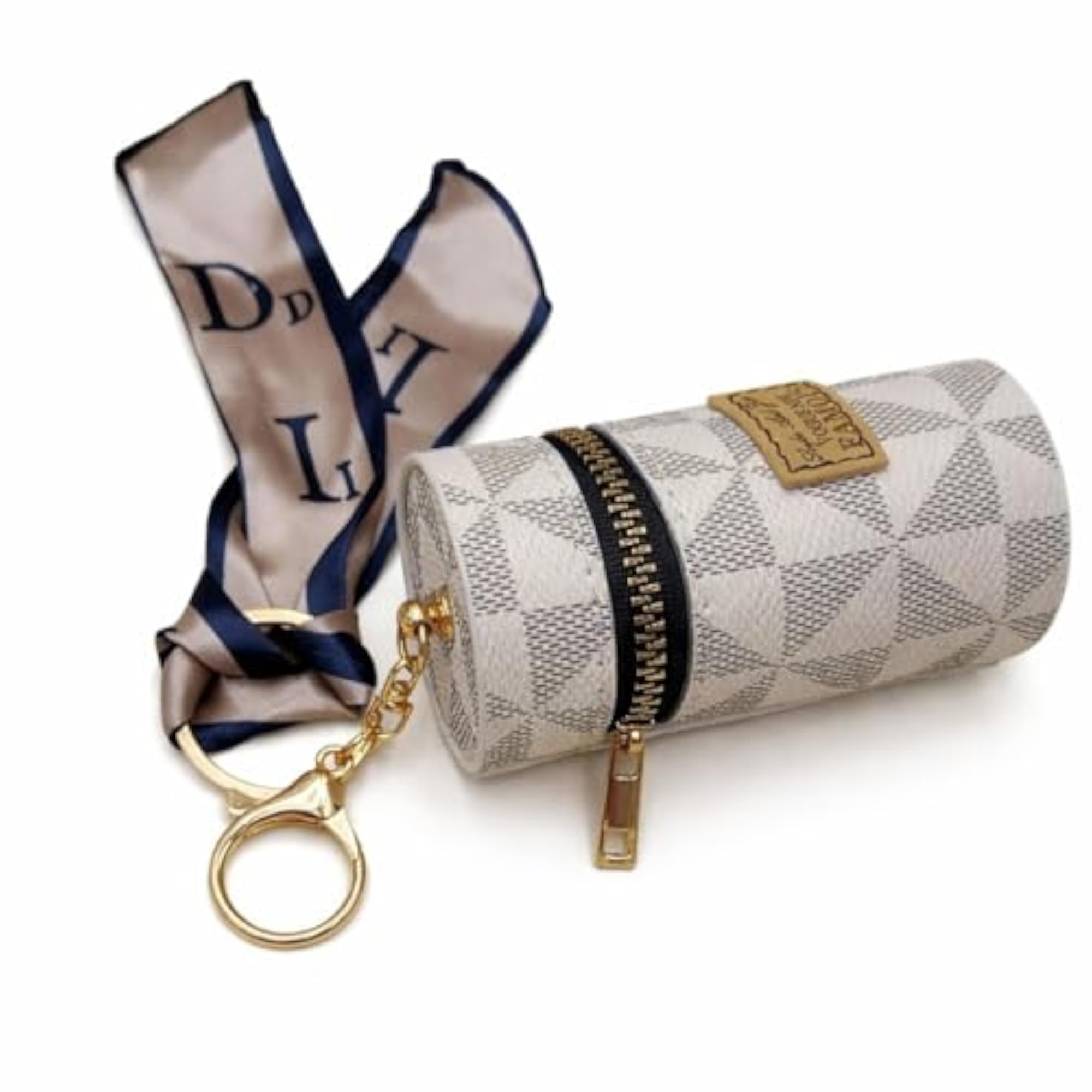 Cylindrical Lipstick Organiser Keychain Bag Charm