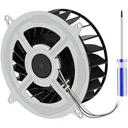 Fan Ventilador Internal Cooling Fan,Ventilador De Refrigeración Interno Para PS5,Ventilador De Refrigeración Interno De Repuesto KSB1212HGG4E 12V 2.15A Ventilador De 23 Aspas Con Herramienta Compatible Con PS5