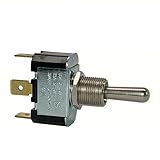 Buck Three Prong Toggle Switch Heavy Duty Metal – 2-Position Switch for 3-Speed - 4TSBS3HD