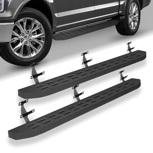 Estribos laterales de acero para Ford F-150 SuperCrew miniatura 1