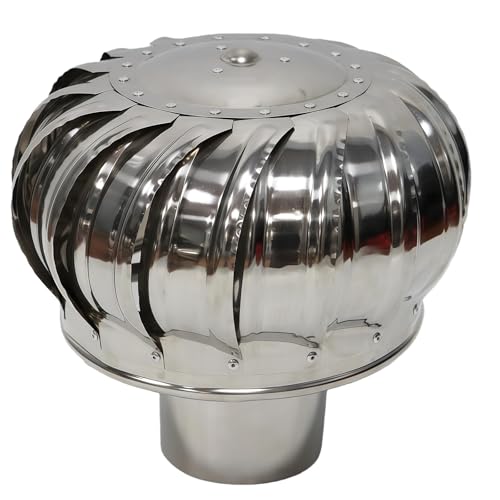 BESTXH Ventiladores De Techo para Viviendas, Turbina De Acero Inoxidable para VentilacióN De Techo, Ventilador Sin Motor, Turbinas EóLicas Giratorias para Techos,110mm c Model BESTXH Ventiladores De Techo para Viviendas, Turbina De Acero Inoxidable para VentilacióN De Techo, Ventilador Sin Motor, Turbinas EóLicas Giratorias para Techos,110mm c Model