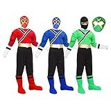 Il costume Super Ninja è disponibile in 4 taglie a partire da S 5/6 ANNI fino a XL 10/11 ANNI.