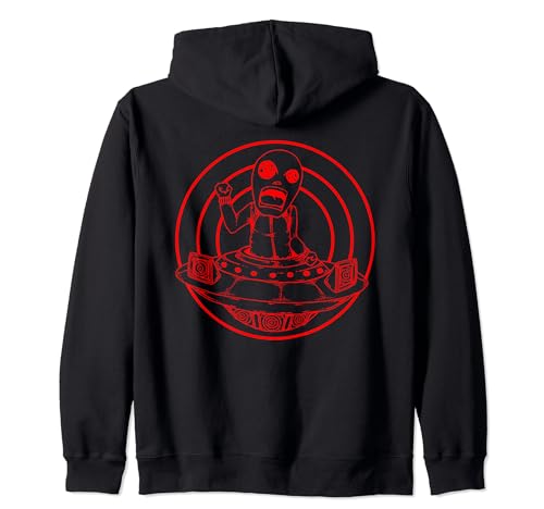 Rave Alien Techno Hardtek Hardstyle Frenchcore Raver Sudadera con Capucha