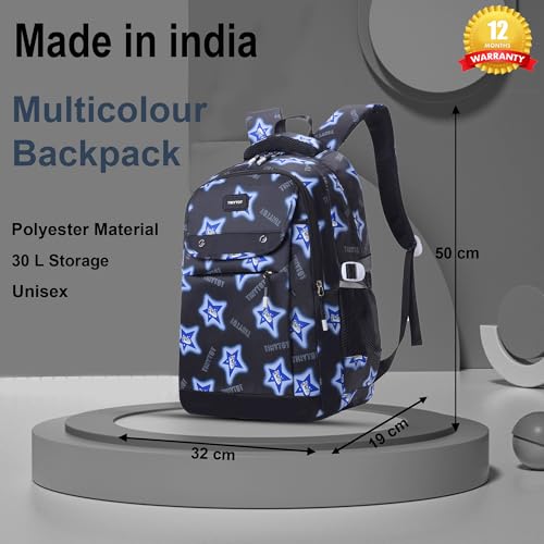 Image of Tinytot 30 Litre Waterproof School Backpack Bags for Women - Large 19 Inch Laptop Bag for Boys &Girls 12+ Years, College Bag for Girls and Boys, Men, Women - Ideal for Office, Travel, School, College