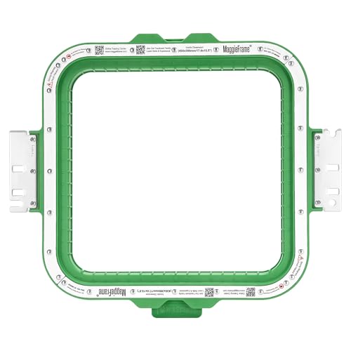 Aro magnético MaggieFrame 215x230 mm que elimina marcas en bordadoras Barudan