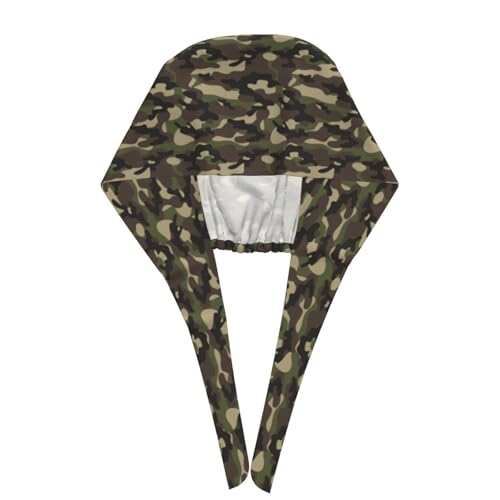 Image of WILL BUDXEG Working Cap with Sweatband for Women Men, Adjustable Cleaning Working Hats, Nurse Surgical Caps(Tie Back)