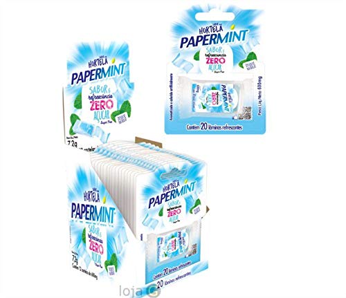 Lâminas Refrescantes Caixa com 12 Unid Hortelã Papermint Danilla