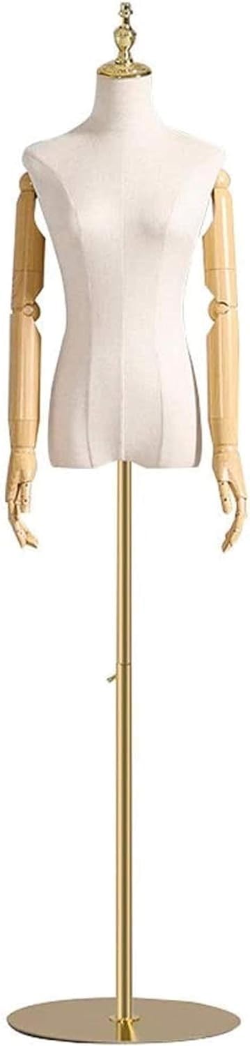 CONGRUI Professional Female Tailors Dummy Sewing Body Busts Mannequin with Plastic Model Clothing Display