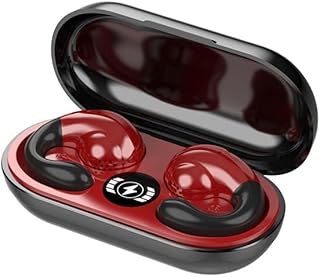 Wireless Headset Clip On Open Ear Earbuds Wireless Ear Clip Bone Conduction Headphones Open Ear Buds Ear Clip Induction Earphones Bone Conducting Head Phones Clip On Induction Headphones