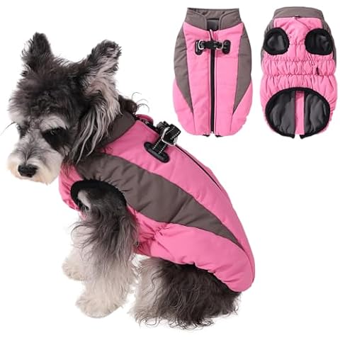 Poseca Waterproof Dog Coat with Harness Cover