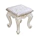 YZJJ Vanity Hocker Stuhl, gepolsterter gepolsterter Make-up Sitz, Bequeme Klavierbank Einfache Montage Moderner Stuhl, rückenfreier Vanity Hocker für Zimmer oder Schlafzimmer