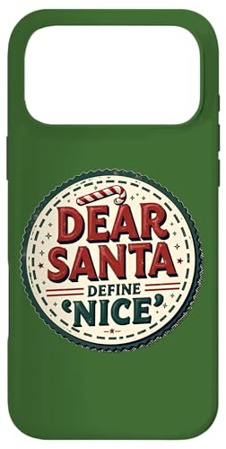 Dear Santa Define Nice - ����ȃz���f�[�X�^�C�� �X�}�z�P�[�X iPhone 17 Pro Max �p