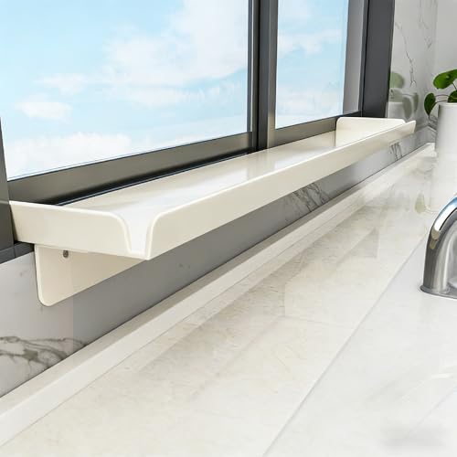 Extensión acrílica blanca para ganar espacio para plantas en la ventana 2