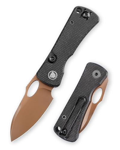 TRIVISA Small Pocket Knife Andromeda-BM, 2.3" 14C28N Blade Folding Knife