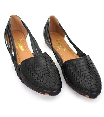 Image of Macarena Collection Womens Shoes Leather Sandals for Women | Huarache Handmade Mexican Sandals | Comfortable & Stylish Womens Sandals 2167