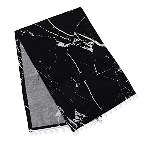 JECOMPRIS Funda para Microondas Cubierta de Mármol Decoración del Hogar Tapadera Anti-polvo para Horno Microondas