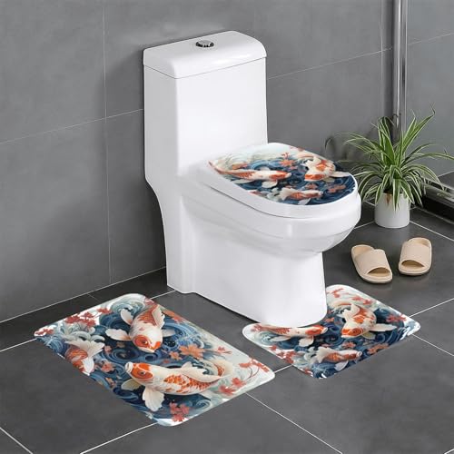 Tapis de bain poissons pour chambre à coucher et douche