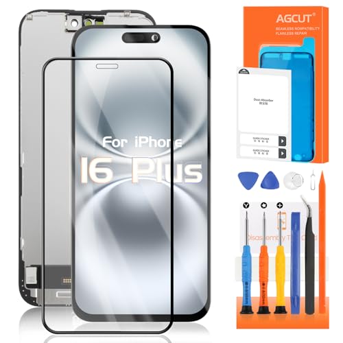 Schermo di alta qualità: il nostro schermo sostitutivo per iPhone 16 Plus è realizzato in vetro di alta qualità e altri materiali a cristalli liquidi con pixel e risoluzione di colore eccellenti. Per la sostituzione e la riparazione di schermi difettosi. Per esempio, schermo non risponde correttamente, problemi di visualizzazione, LCD incrinato, invecchiamento o morto LCD, e rendere il vostro dispositivo un aspetto completamente nuovo.
