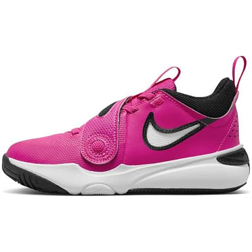 NIKE Team Hustle D 11 Boys DV8994-601 (Fierce Pink/White-Black), Size 3
