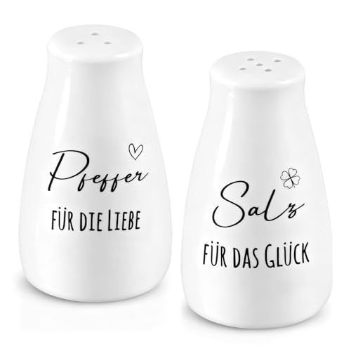 Salz und Pfefferstreuer, Salzstreuer Klein mit Salz und Pfeffer...