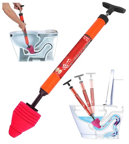 MASHISO 【水道工事のプロ監修】 ラバーカップ 強力 トイレつまり解消道具 最強 すっぽん トイレ つまり 【2025年新登場 瞬時に詰まりを解消】 トイレ詰まり道具 真空式パイプクリーナー 和式 洋式トイレ 詰まり 解消(レッド)のサムネイル