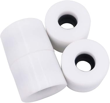 POFET Longboard Skateboard Wheels 60 * 45mm 78A, Replacement Wheels also for Cruiser Pennyboard Waveboard Snakeboard,Good for Beginners,Set of 4