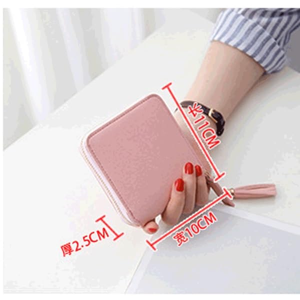 Mini Tassel Wallet Women Purse Female Short Mini Wallets Purse Female Small Wallet For Women(E)2