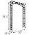 Panacea 84303 Mission Garden Arbor with Lanterns, Black, 79.5" H