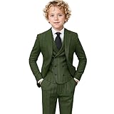 【Match】Sie können das 3-teilige Jungenanzug-Set für formelle Anlässe tragen. Sie können den Jungenanzug auch auseinander nehmen und individuell kombinieren. Der Tweed-Anzug-Blazer kann mit einer Hose und Jeans für das tägliche Outfit kombiniert werden. Die gerade Hose kann mit coolem Trenchcoat kombiniert werden, um den britischen Stil zu zeigen.