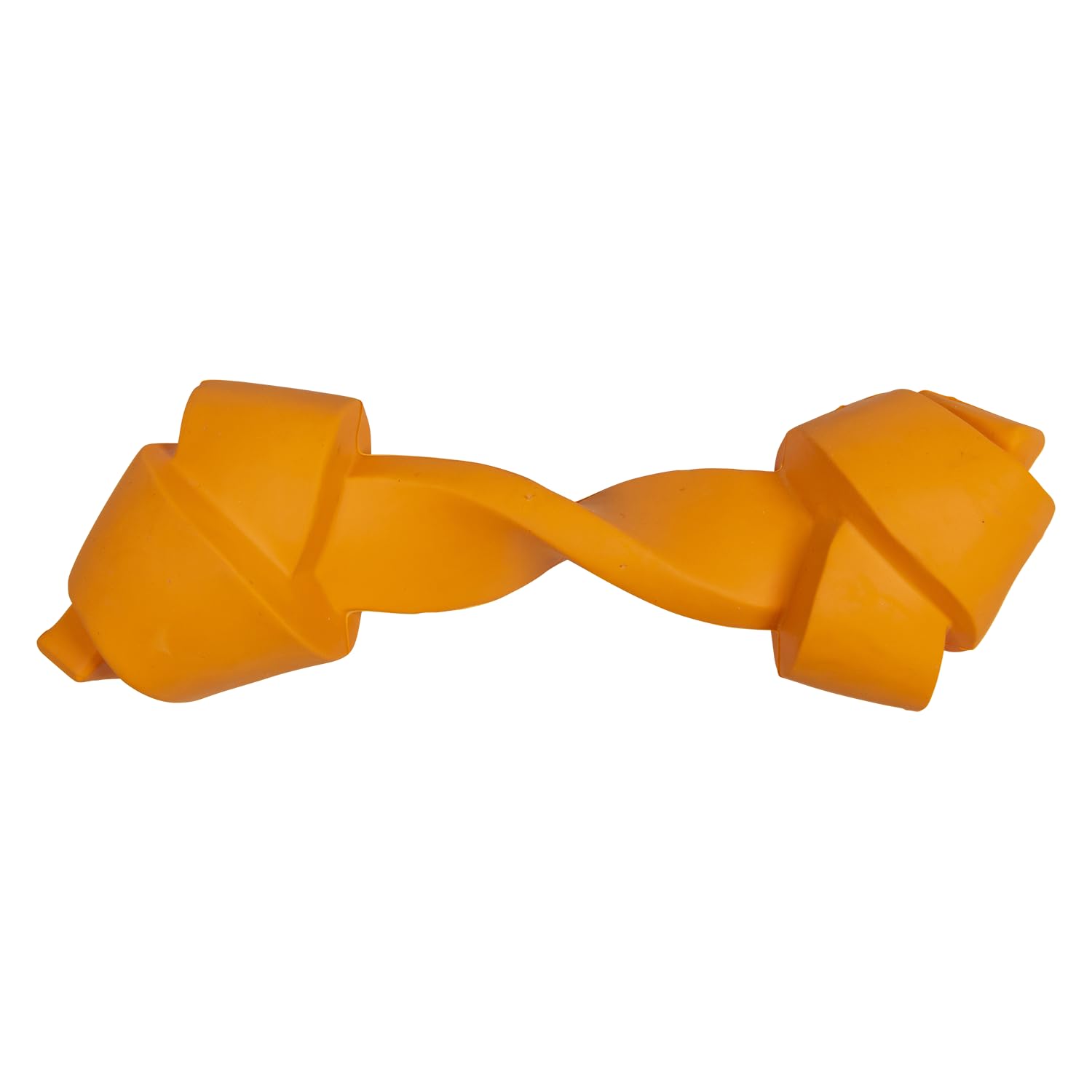 JACK AND VANILLA, Rubber Toys - Durable Rubber Dog Toy - Chicken Flavour - Mental Stimulation - Easy to Clean - 9" - Orange
