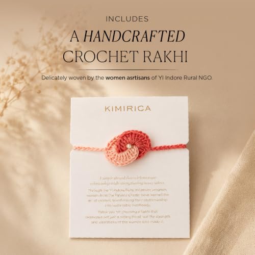 Image of Kimirica Rakhi Gift Set For Sister & Bhabhi With Rakhi My Sister Premium Gift Set For Rakhi, Set of 9