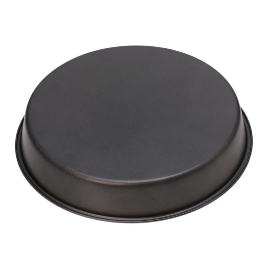 Piatto per Pizza, teglia Rotonda per Pizza, teglia Antiaderente per Torta, utensile da Cucina, 24 cm, Acciaio, Acciaio per Pizza (22 cm) (24 cm)