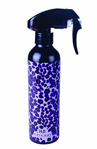 Cricket Animal Attraction Shear Kit With 5.5” Shears For Hair Cutting, Roc-It Dog Razor For Detailing And Ultra Mist Aluminum H2O Spray Bottle, Value Set, 3 Pc, Purple Cheetah, 97.84 Value #TOP2