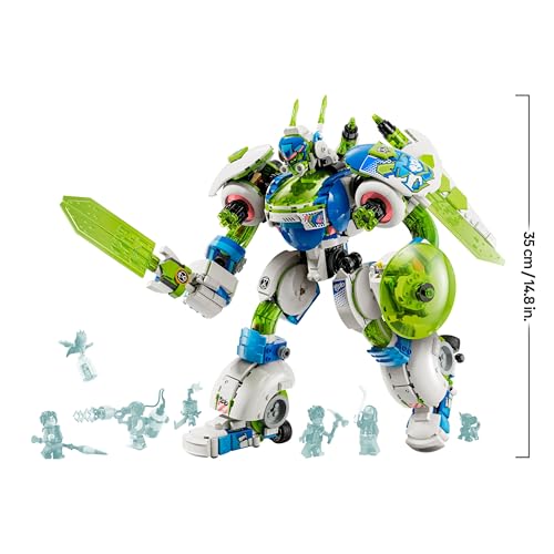 DREAMZzz 3 in 1 Battle Mech di Mateo e Z-Blob, Astronave Trasformabile in 3 Diversi Robot Giocattolo Dotati di Accessori e 4 Minifigure, Giochi Creativi per Bambini e Bambine da 10 Anni 71485 - Lego - Immagine 1