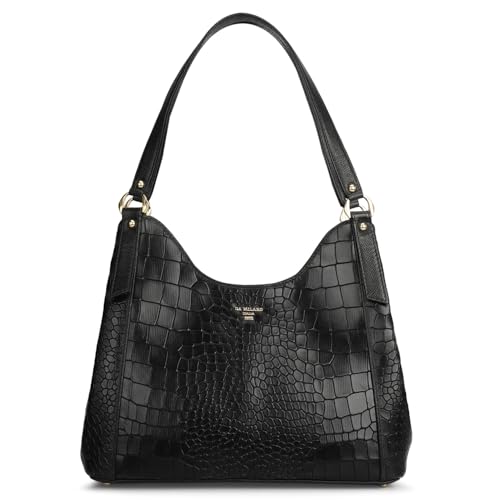 Image of Da Milano Leather Shoulder Bag for Women (01208M-OL)