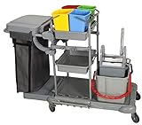 reinigungswagen online kaufen Deluxia Profi Reinigungswagen PE