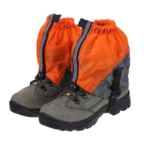 CTDWNT Polainas de tobillo bajo ajustables, impermeables, para senderismo, senderismo, pierna N1G0, para niños, escalada, raquetas de nieve