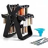 Especiero Giratorio de Cocina Estilo Noria – Organizador de Especias con 18...