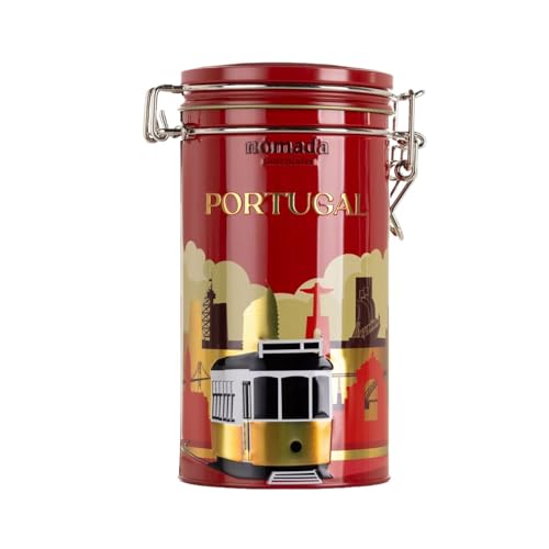 Bombones de chocolate con leche 115 g - Lata Portugal ilustrada - Producto gourmet de origen portugués - Edición limitada inspirada en la cultura portuguesa