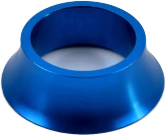 Durable Headset Spacer Assembly Aluminum Alloy Attachment Bicycle Component Cycling for Bikes(Black)