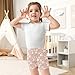 Sletend Rose Unicorn Pink Girls’ Comfy Lined Shorts Lightweight & Skin-Friendly Cotton for All-Day Comfort Ideal for Travel Beach or Home Lounging Toddler Sizes