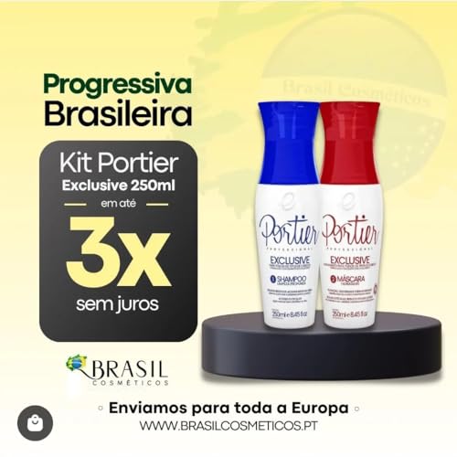 Portier Exclusive Pflegeset Brasilieiro Progressiva 2 x 250 ml