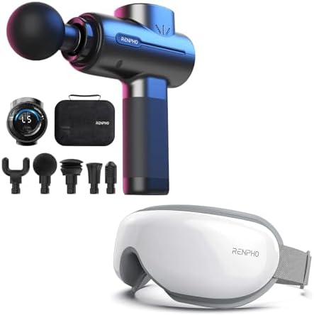 RENPHO Eyeris 1 Eye Massager and Massage Gun Deep Tissue Active