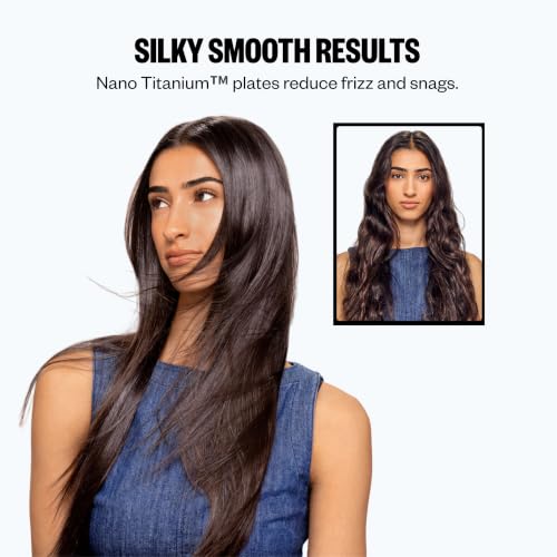 Image of BabylissPRO Nano Titanium Ultra-Sleek Hair Straightener, Flat Iron for All Hair Types