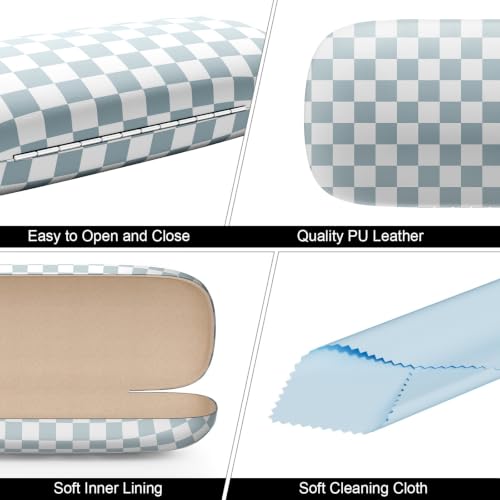 Image of Eyeglasses Case, Hard Shell Protective Case for Glasses, Unisex for Women Men