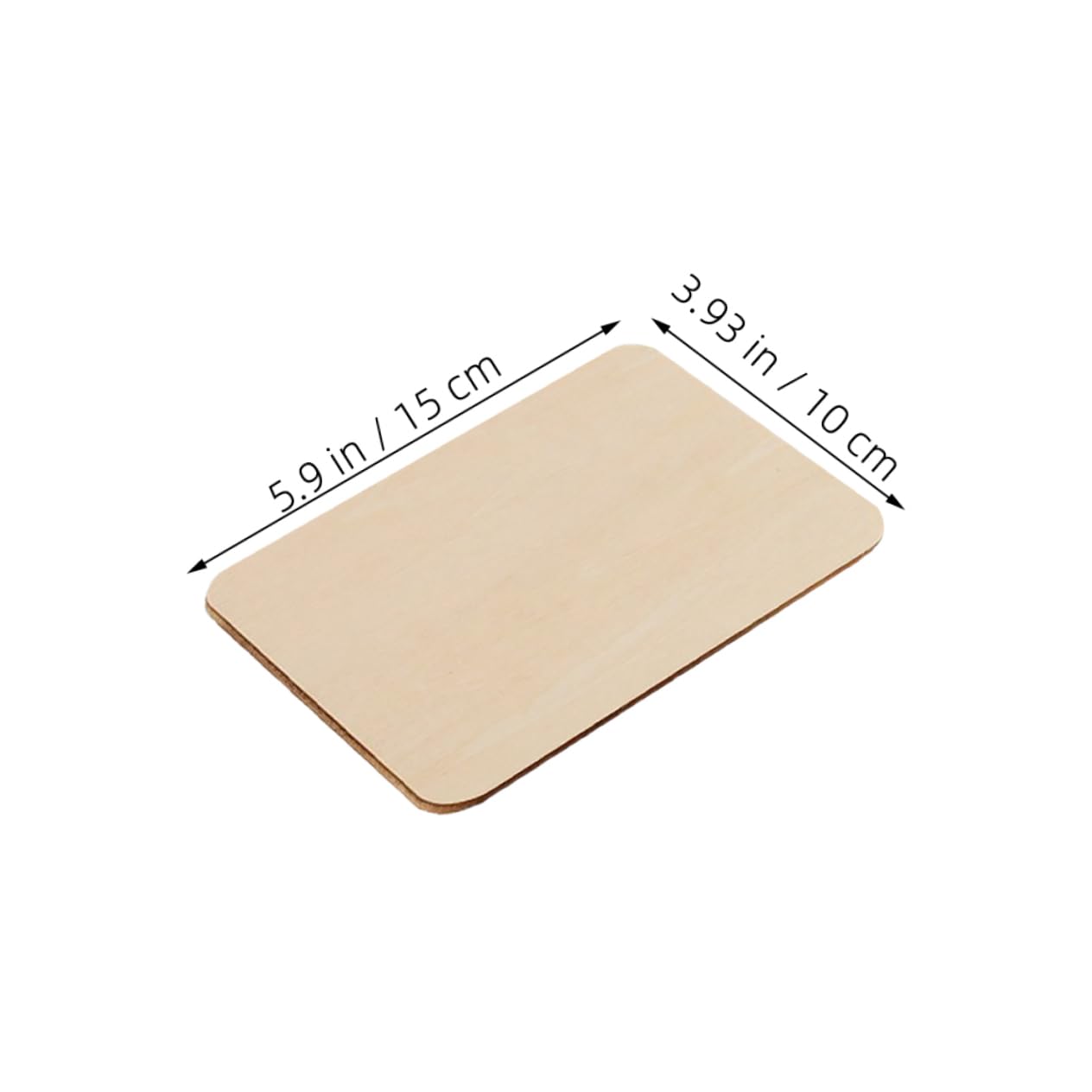 jojofuny 100pezzi Quadrati di Legno Grezzo per Lavori Artigianali per Dipingere e Disegnare per Progetti Fai da Te e Attività Creative Ragazzo Ragazza