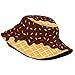 Chocolate Bucket Hat for Women Men, Summer Print Hat Travel Packable Sun Cap Outdoor Hat for Women and Men