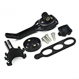 Support pour ordinateur de vélo Garmin pour BlackINC Support de caméra de vélo pour GoPro en alliage d'aluminium Support d'extension de potence de vélo