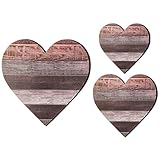 Décoration intérieure pour la saint-valentin : une multitude d'applications, idéale pour décorer un salon, une maison de plage, une maison de vacances, une chambre d'enfant, etc. décoration en bois en forme de cœur
